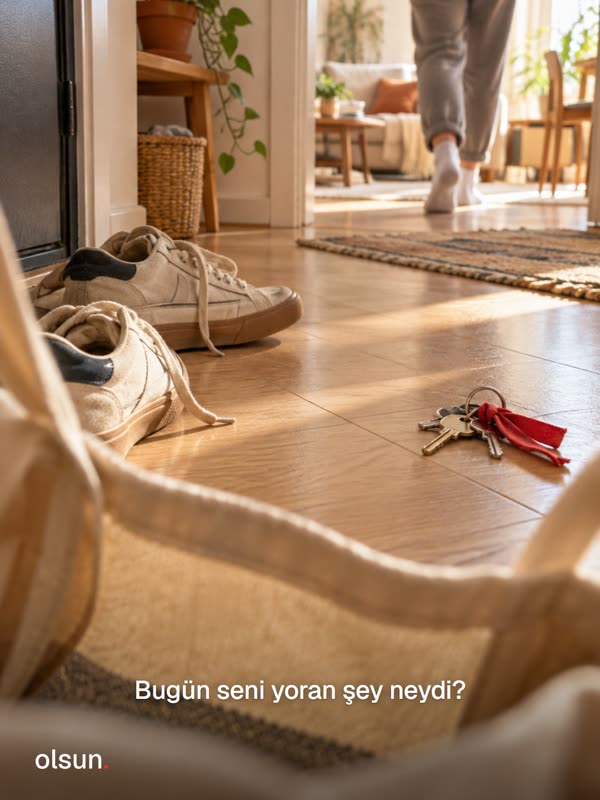 bugün seni yoran şey neydi?