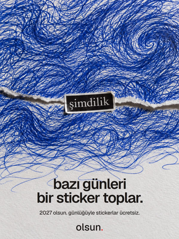 bazı günleri bir sticker toplar.