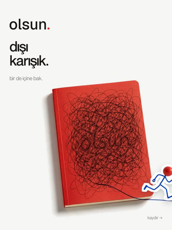 dışı karışık. içi sakin.
